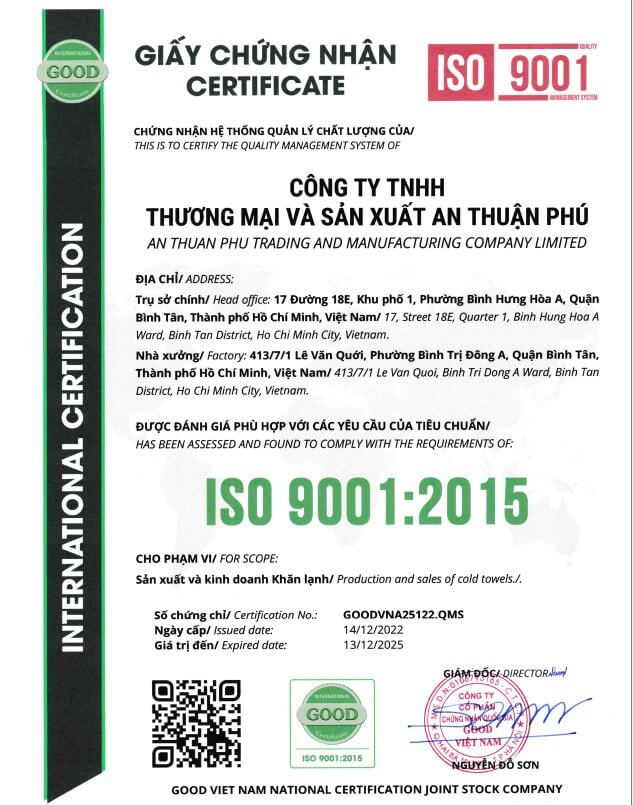 Nguyên liệu làm khăn an toàn